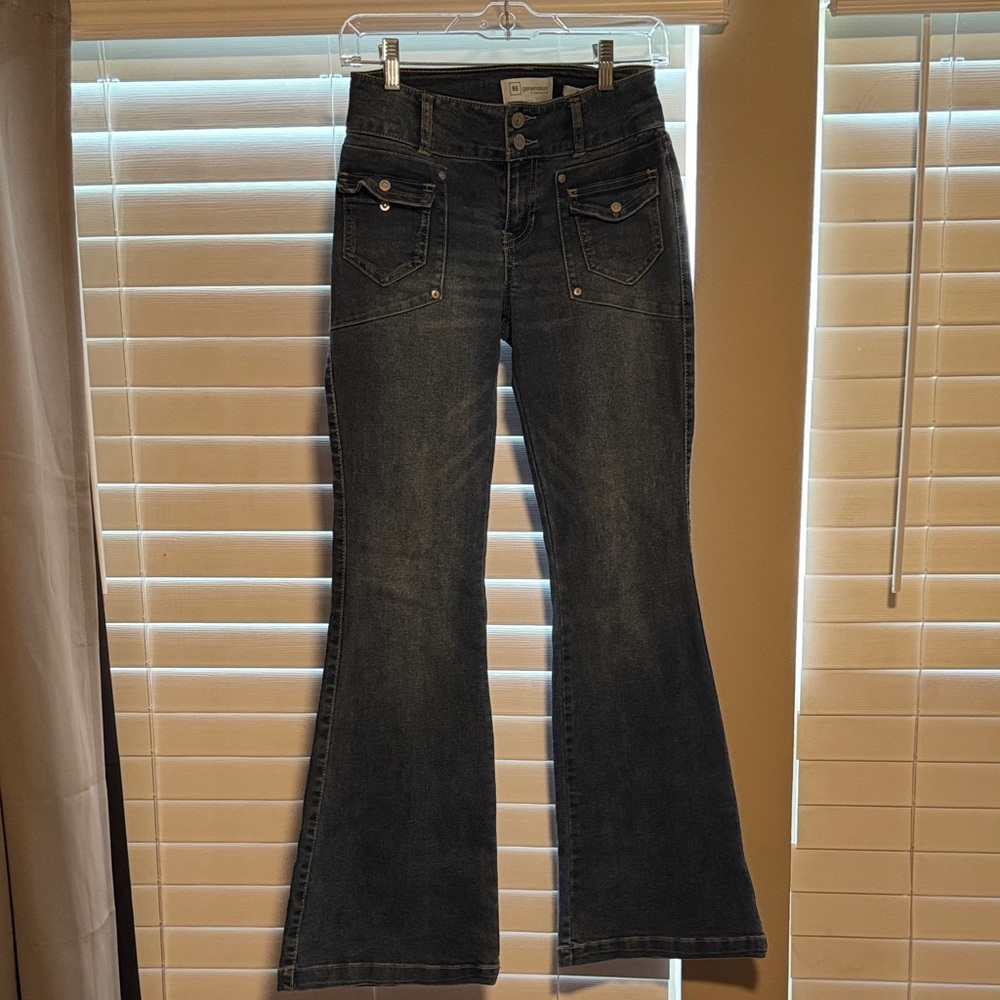 Celebrity Pink Dark Blue Flare Jeans